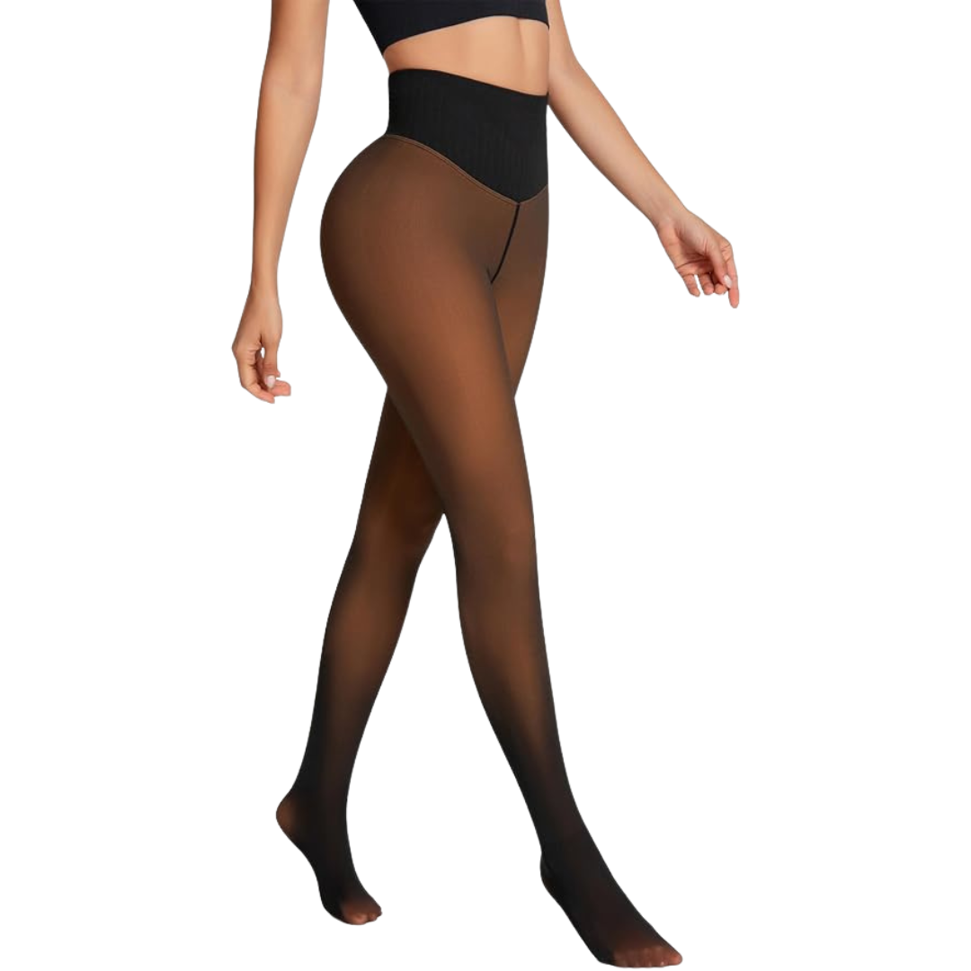 Magic Translucent Leggings With Compression Band and One-Seam