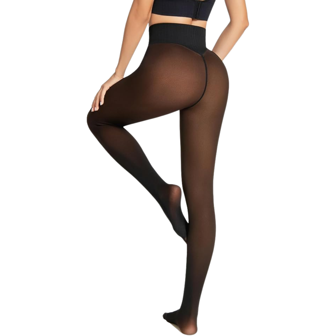 Magic Translucent Leggings With Compression Band and One-Seam