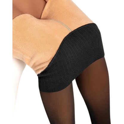 Magic Translucent Leggings With Compression Band and One-Seam